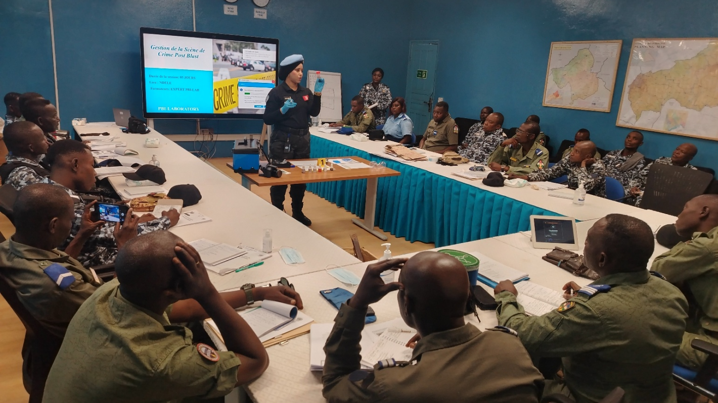 gestion des scènes de crime post-explosion