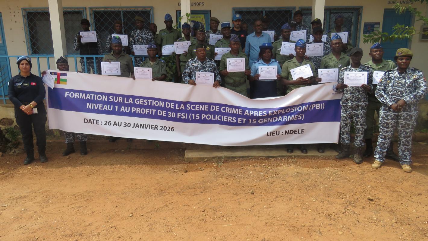 gestion des scènes de crime post-explosion