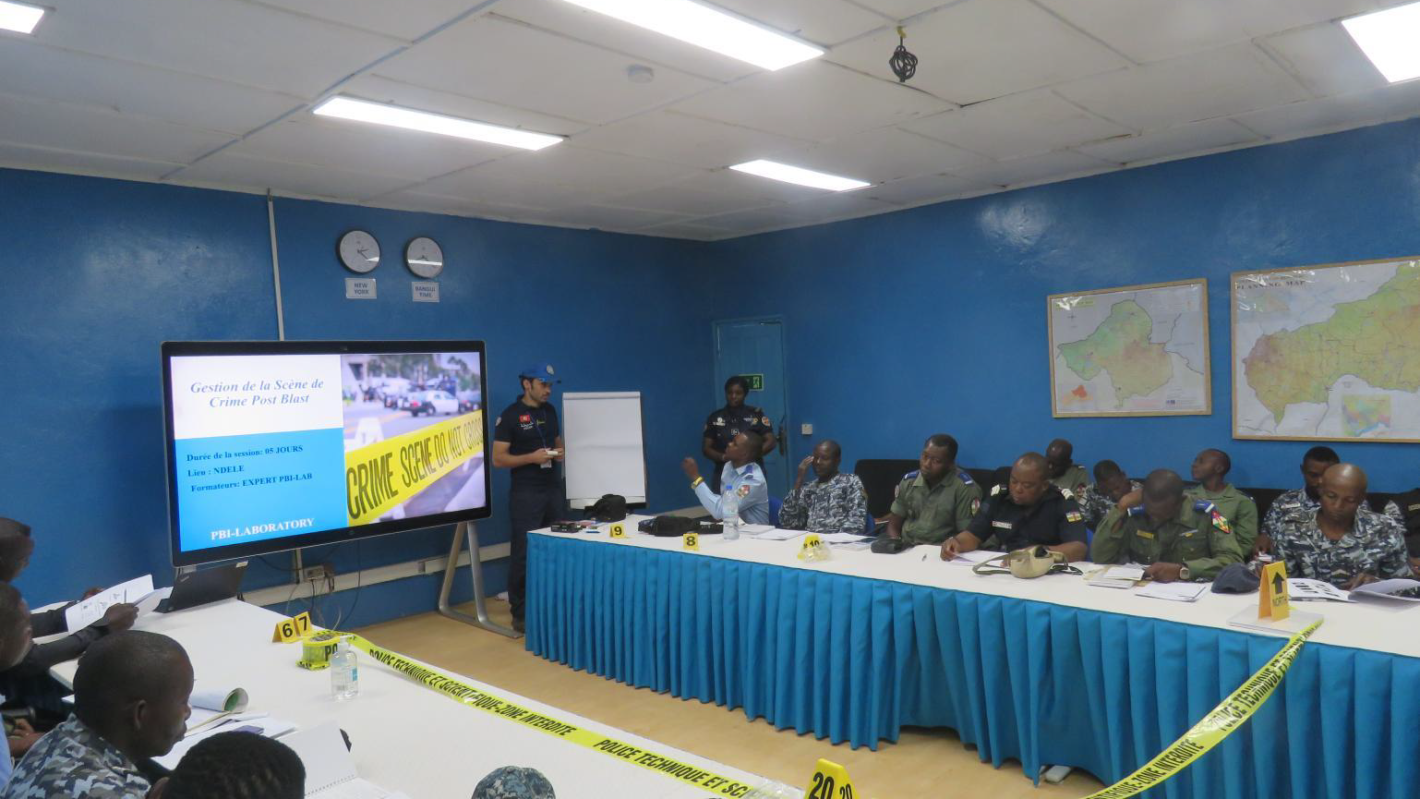 gestion des scènes de crime post-explosion