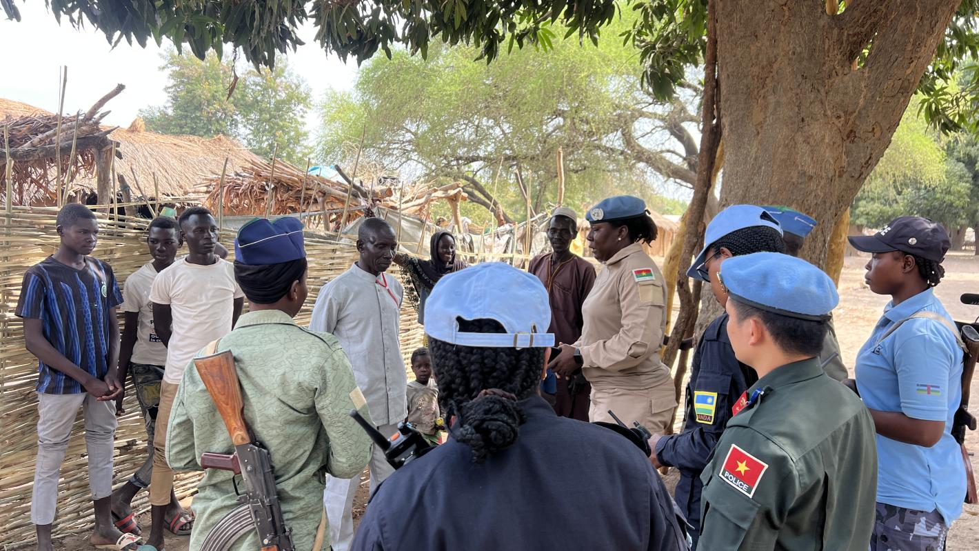 A Birao, les patrouilles mixtes 2