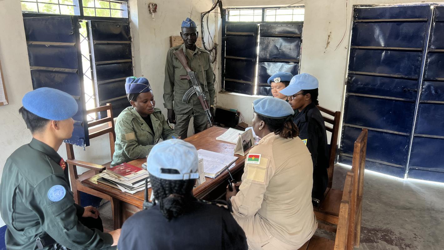 A Birao, les patrouilles mixtes 1