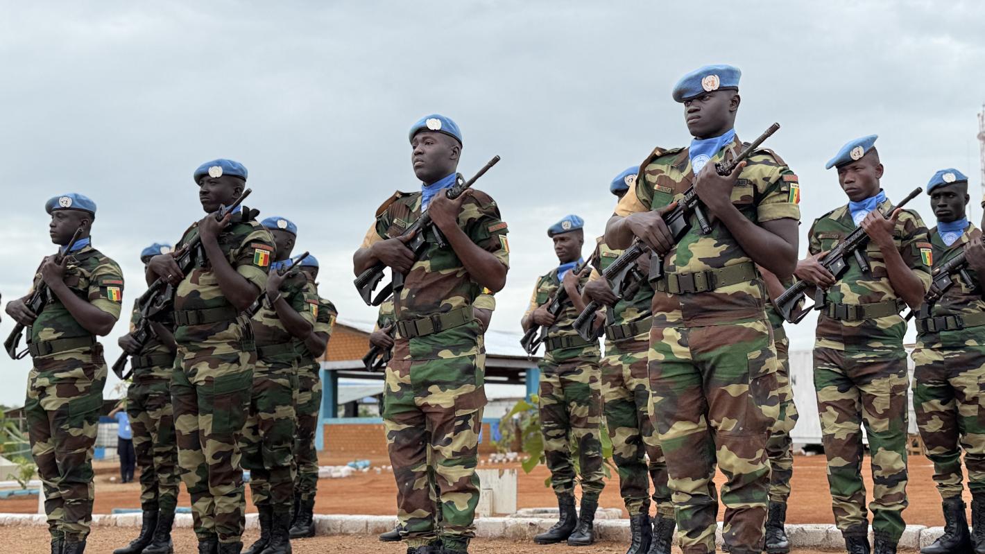 La MINUSCA salue l’engagement exemplaire de ses Casques bleus sénégalais  