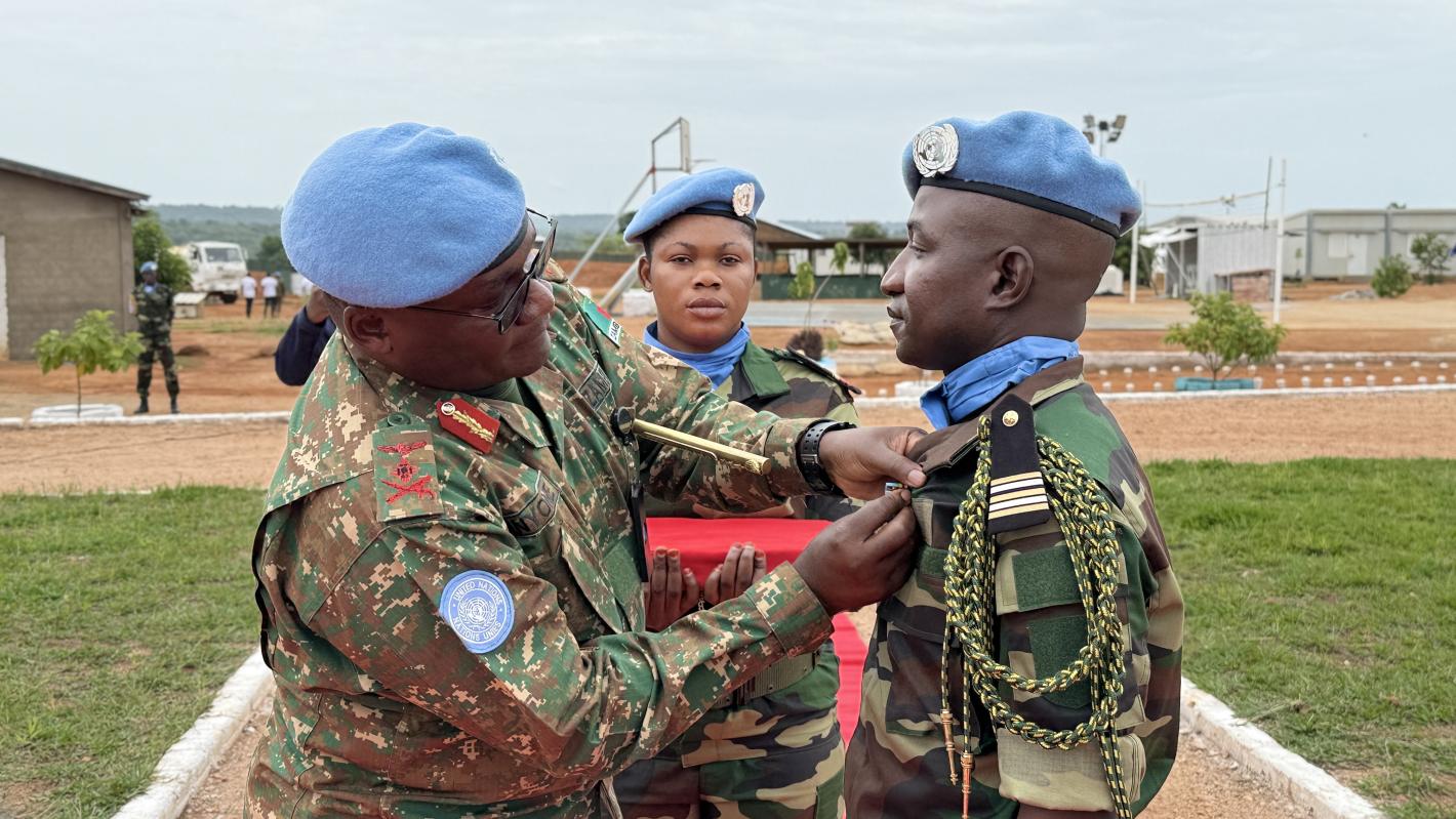 La MINUSCA salue l’engagement exemplaire de ses Casques bleus sénégalais  