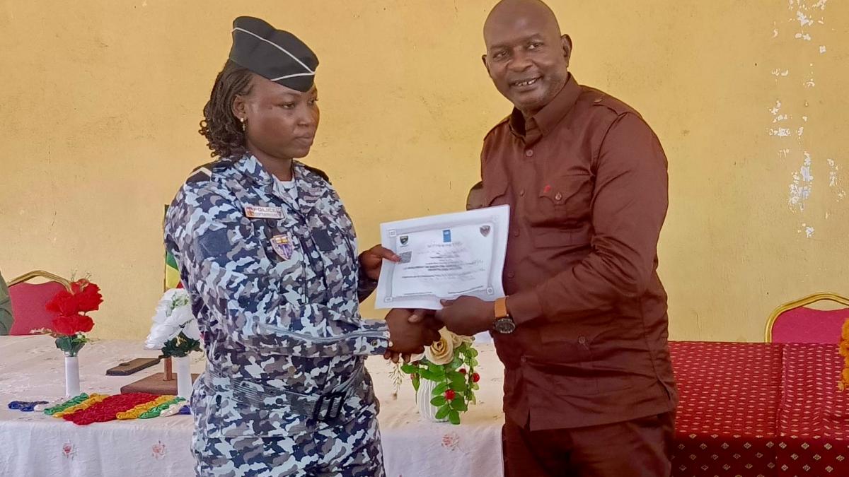 20 policiers de Bbossangoa renforcent leurs compétences en éthique et déontologie