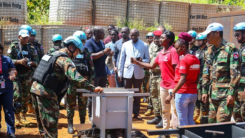 De nouvelles infrastructures sécurisées renforcent les capacités des Forces de défense et de sécurité centrafricaines