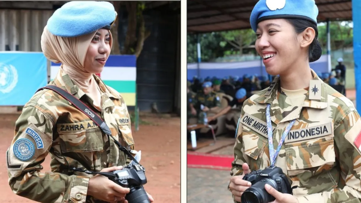 Peace Through the Lens: A Dual Portrait of Two Indonesian Women Peacekeepers in the Central African Republic