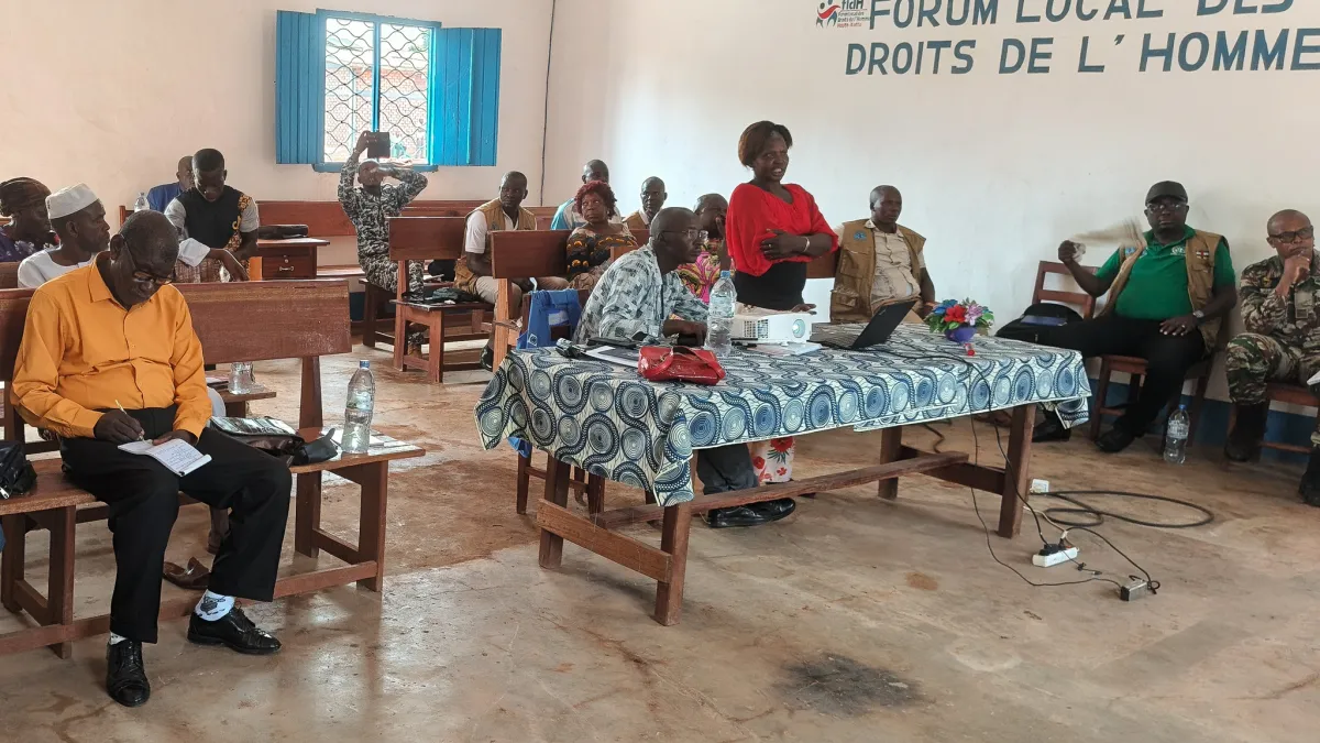 Bria : promouvoir les Droits de l’Homme pour un développement local plus inclusif et une meilleure prévention des conflits