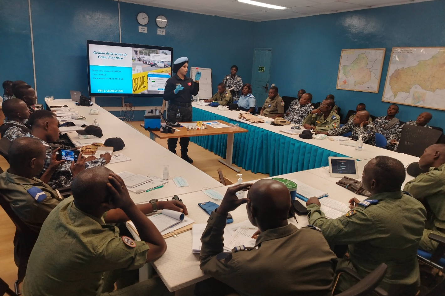 gestion des scènes de crime post-explosion