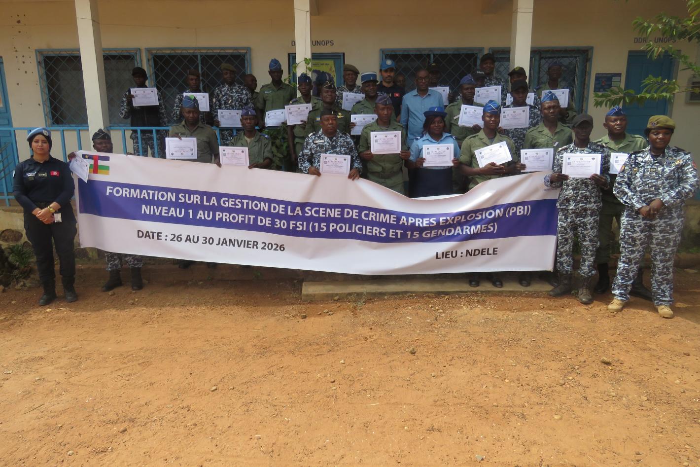 gestion des scènes de crime post-explosion