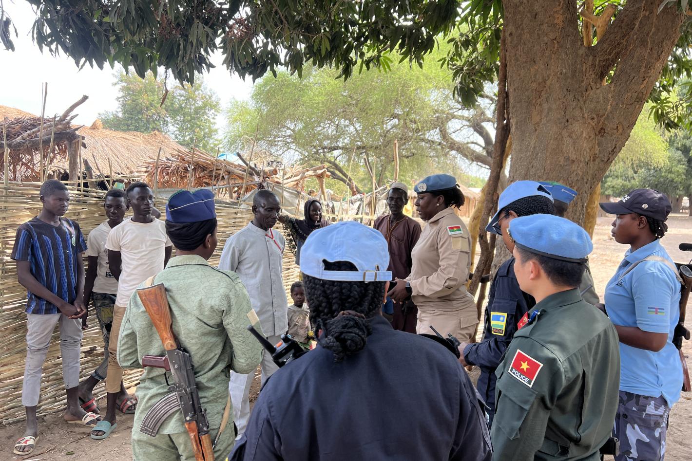 A Birao, les patrouilles mixtes 2