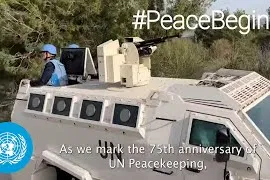peacekeeper in un vehicle