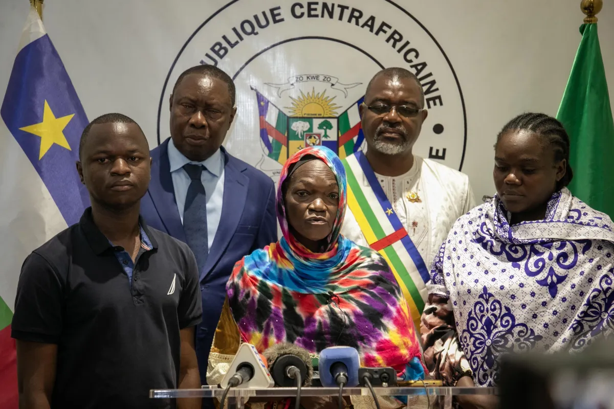 Arrivée à Bangui des otages libérés de Bambouti