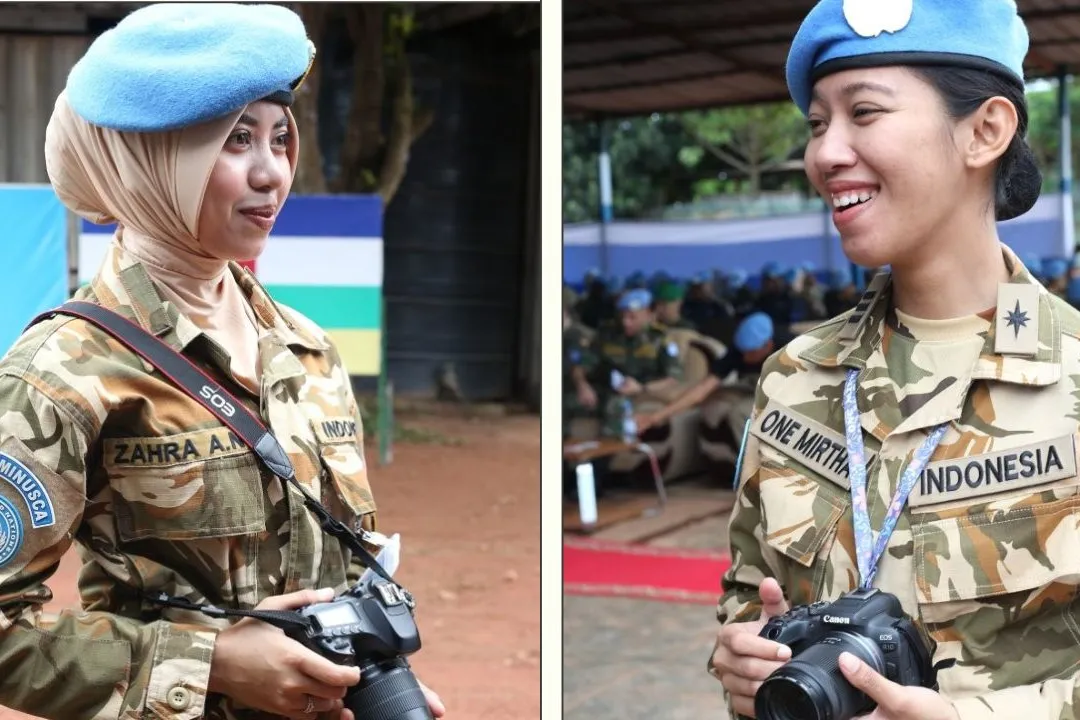 Peace Through the Lens: A Dual Portrait of Two Indonesian Women Peacekeepers in the Central African Republic