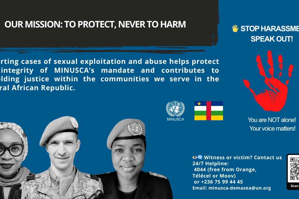 MINUSCA Conduct and Discipline | MINUSCA