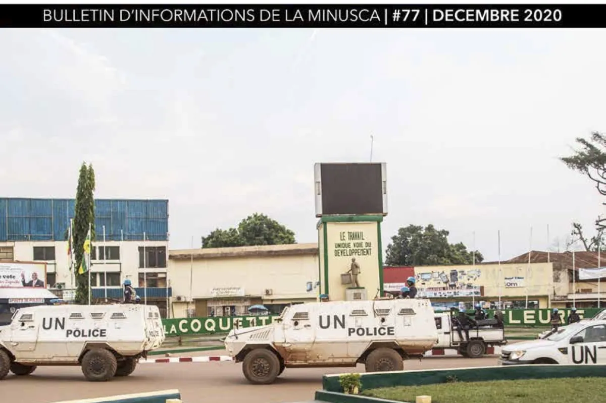 Couverture du bulletin d'information.