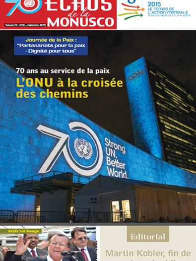 Echos de la MONUSCO n°49 cover