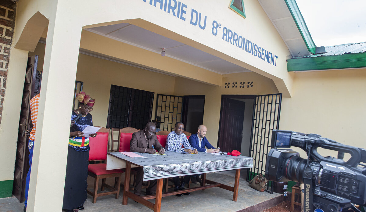 La mairie du 8e arrondissement de Bangui fait peau neuve MINUSCA
