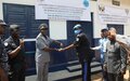 Bangui : Les Forces de sécurité intérieure réceptionnent une nouvelle salle de repos équipée et un forage d’eau potable