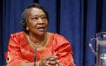 Ban Ki-moon rend hommage à Margaret Vogt, son ancienne Représentante spéciale en Centrafrique