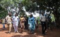 Visite officielle conjointe MINUSCA, PAM, UNICEF, UNFPA et des autorités centrafricaines dans le Haut-Mbomou