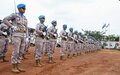 Remise de médailles au contingent indonésien de la MINUSCA