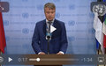 Gert Auväärt (SC President, Estonia) on the Central African Republic - Security Council Media Stakeout 