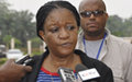 Déclaration à la presse : visite de Mme Zainab Hawa Bangura en République centrafricaine 