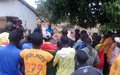 A Bossangoa, les usagers de la route sensibilisés sur le mandat de la MINUSCA, la paix et la sécurité routière 