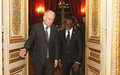 Entretien entre le Chef de la MINUSCA et le ministre français des Affaires étrangères