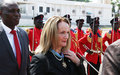 Diane Corner élevée au grade de Commandeur dans l’ordre national de la République centrafricaine.