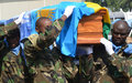 La MINUSCA fait ses adieux aux quatre casques bleus rwandais assassinés