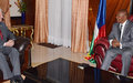 Hervé Ladsous rencontre le nouveau président centrafricain Faustin Archange Touadéra