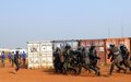 L’unité de police constituée de la Mauritanie 1 évalue ses capacités opérationnelles avant son déploiement sur le terrain