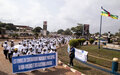 Central African women and girls march for peaceful elections