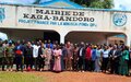 A Kaga-Bandoro, les membres du corps diplomatique saluent le travail effectué par la MINUSCA et l’équipe de pays des Nations Unies, en partenariat avec les autorites locales et les populations