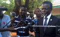 Le chef de la MINUSCA invite les journalistes centrafricains à poursuivre l’accompagnement du processus électoral