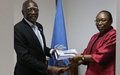 Le Chef de la MINUSCA reçoit le rapport de la commission préparatoire du forum de Bangui 