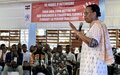 Quand la Cheffe de la MINUSCA rencontre les étudiants centrafricains