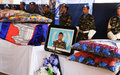 La MINUSCA rend un dernier hommage à quatre de ses soldats