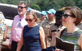 La Sous-SG de l’ONU à l’Appui aux Missions visite le site du Camp Fidèle Obrou à Bangui