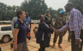 La Sous-Secrétaire Générale des Nations Unies en visite à Bambari  