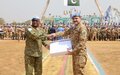 La MINUSCA salue le « travail bien accompli » des Casques bleus pakistanais